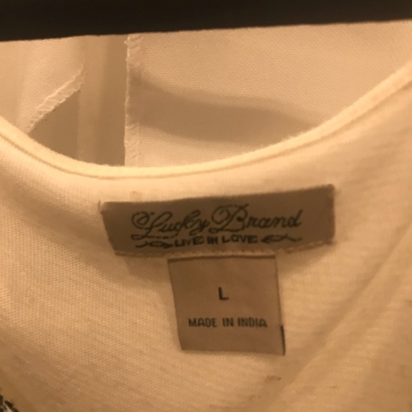 Lucky Brand sleeveless top size L - Picture 2 of 3
